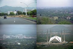 
Islamabad Modern Buildings, Daman-e-Koh Panoramic View of Islamabad And Shah Faisal Mosque
